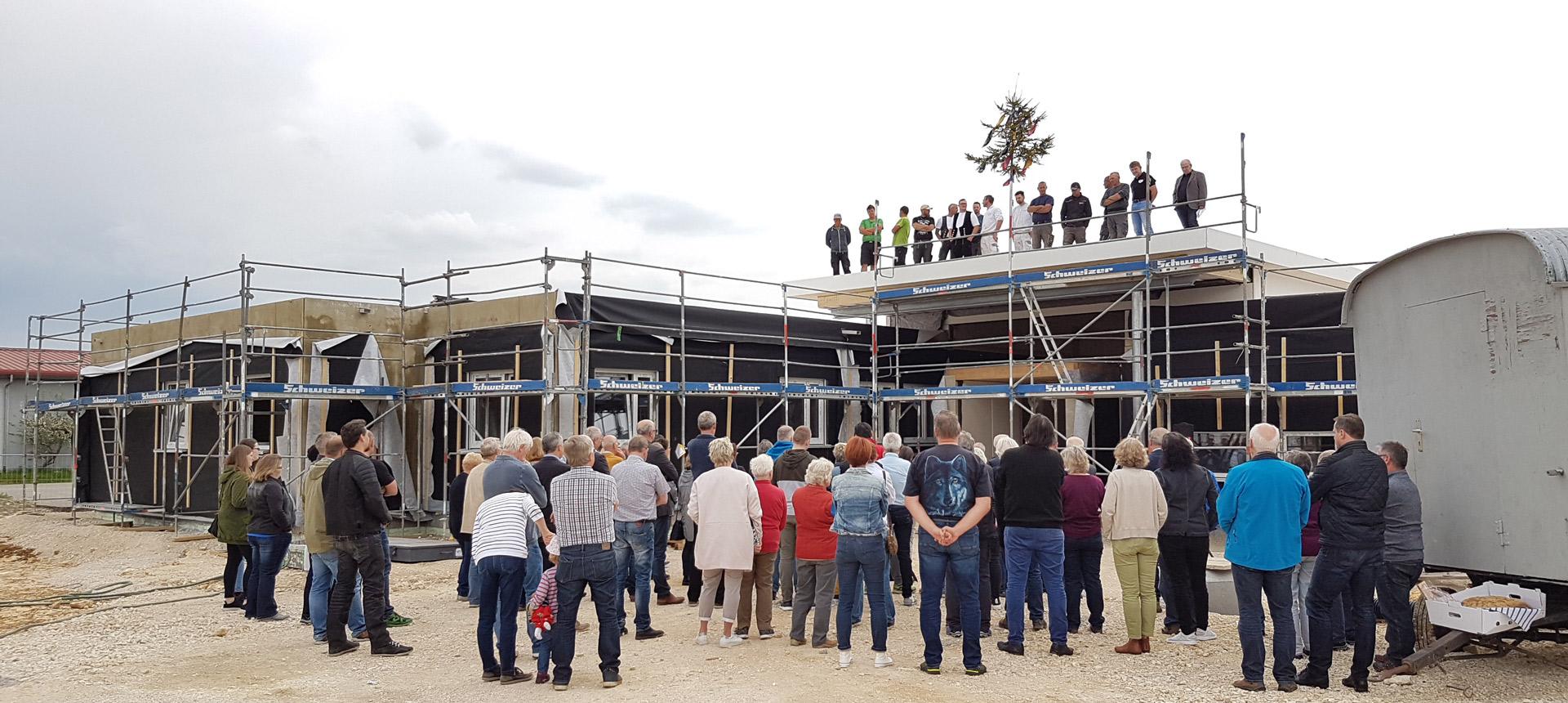 Richtfest Gesundheitszentrum