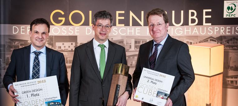 Golden Cube Verleihung 2018 - SchwörerHaus zweifacher Gewinner
