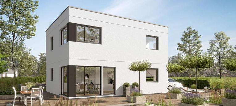 Jubiläumshaus im Bauhausstil