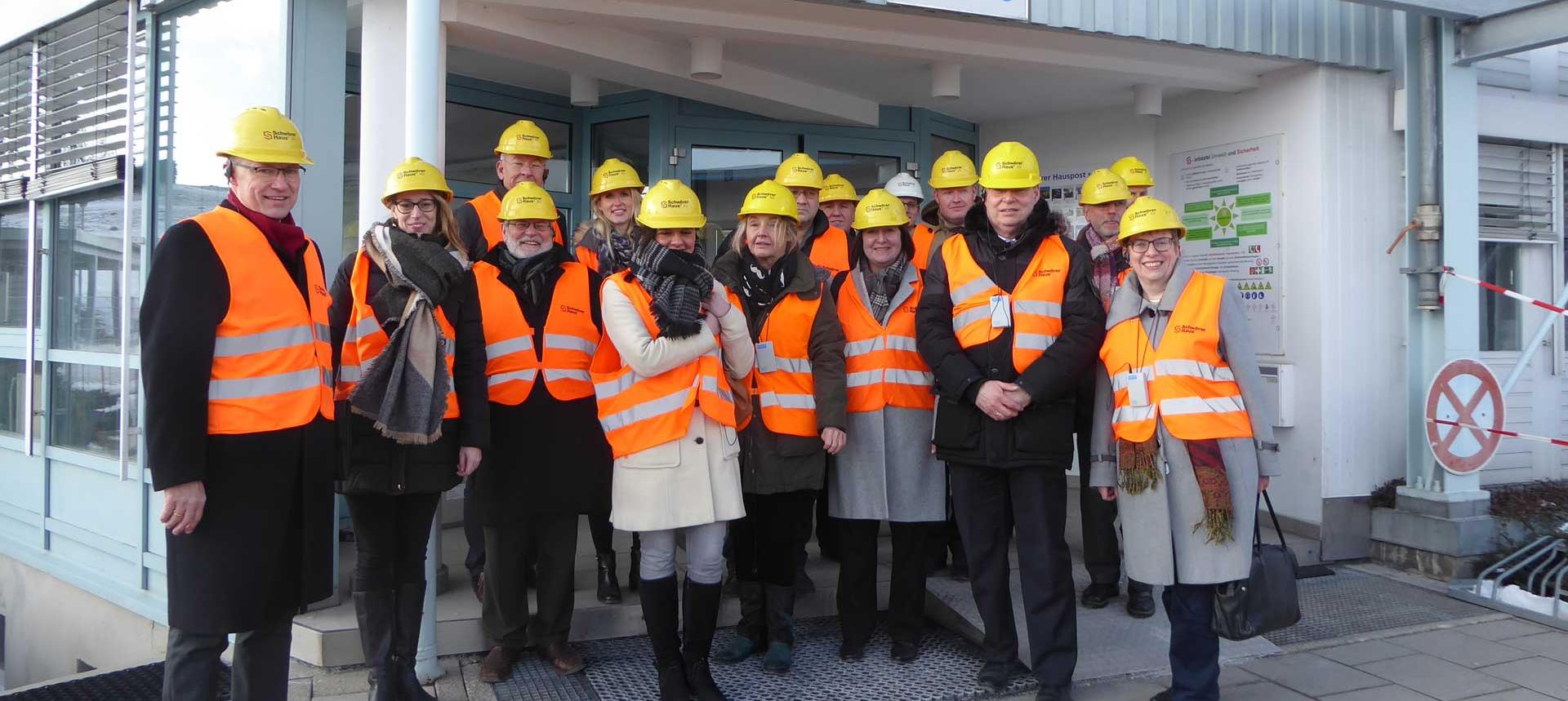 Wohnraum-Allianz zu Besuch bei SchwörerHaus