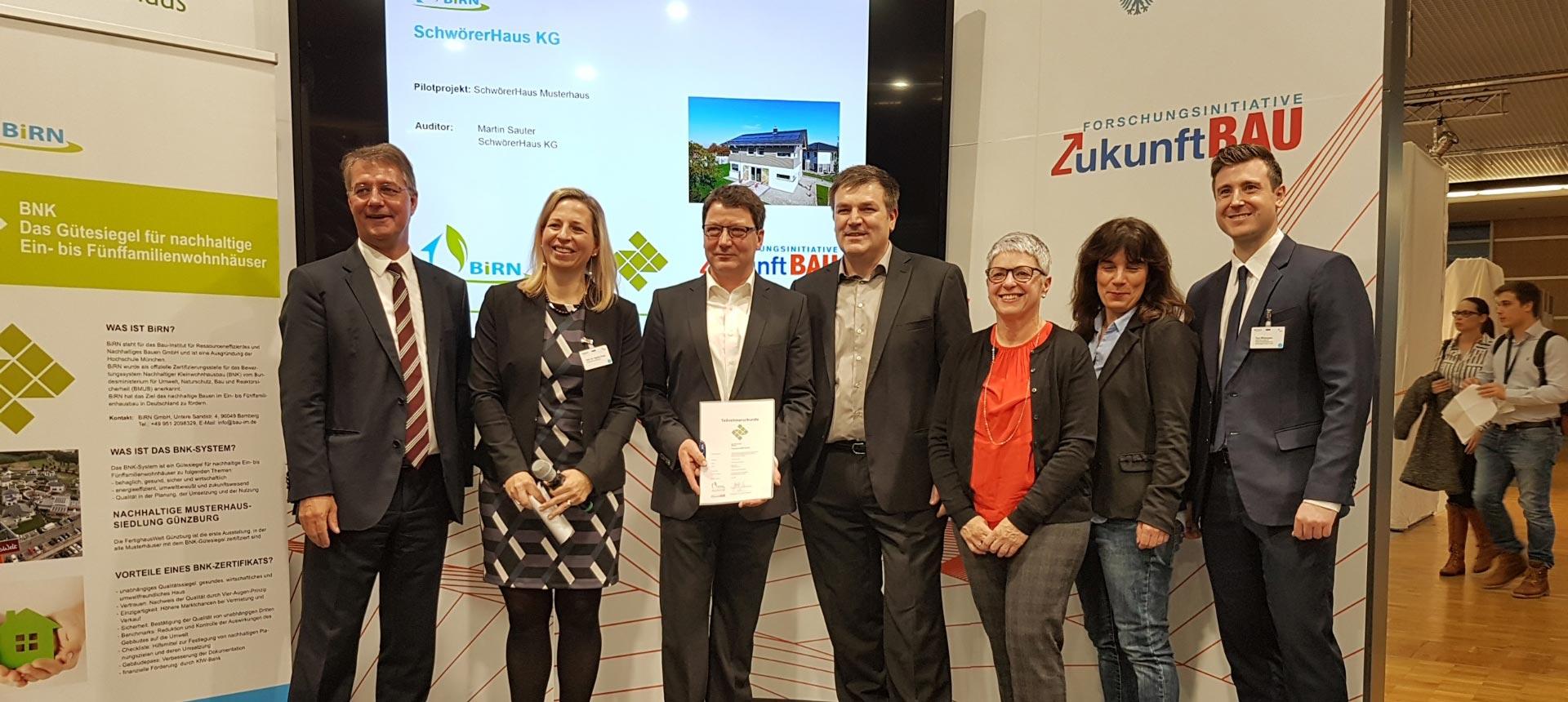 Zertifikat für Nachhaltiges Bauen 