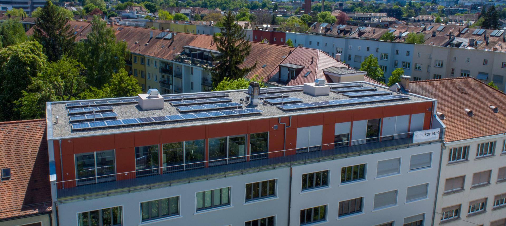 Dachaufstockung in Basel