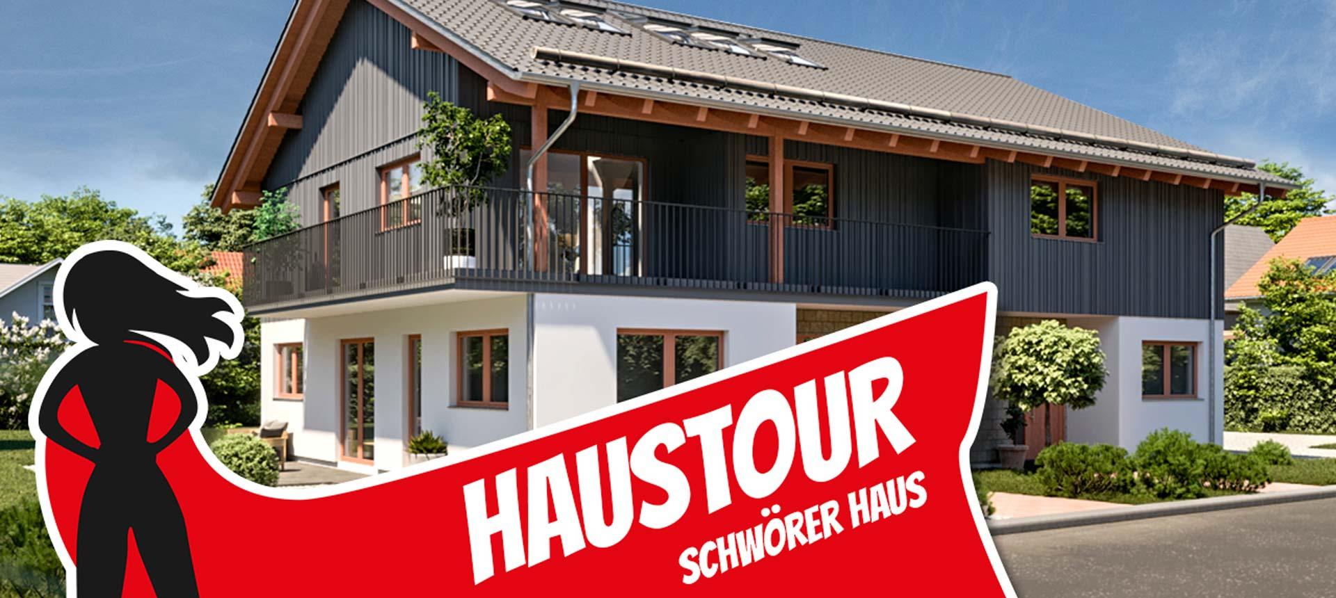 Haustour durch das Schwörer-Musterhaus in Poing